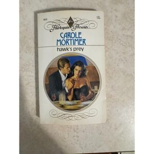 Harlequin Presents Hawks Prey Carole Mortimer Vintage 1987 Paperback Book 955